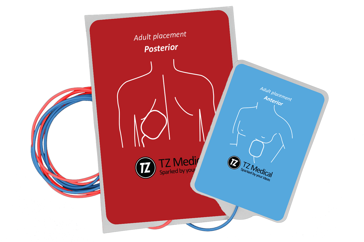 Back pad electrodes recolored