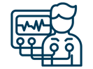 ecg electrode icon